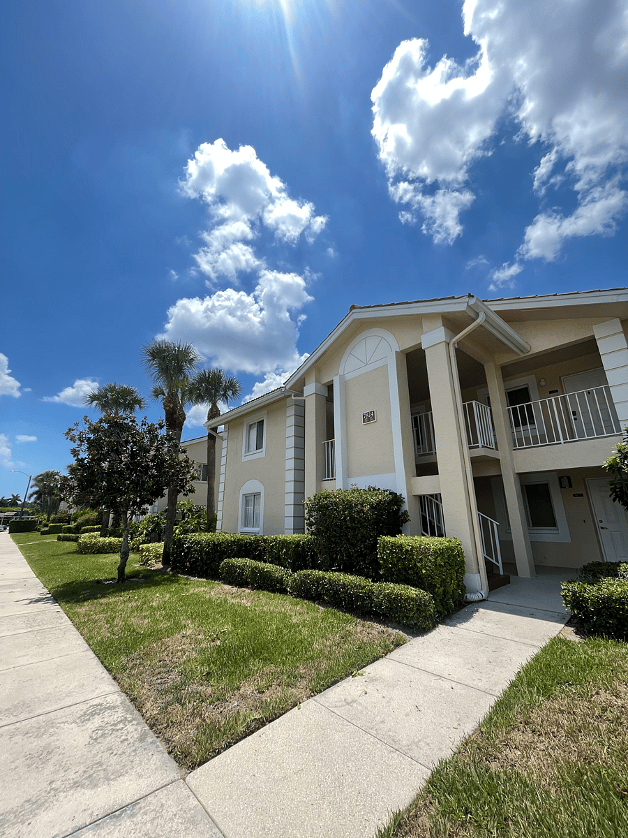 Exterior of condo