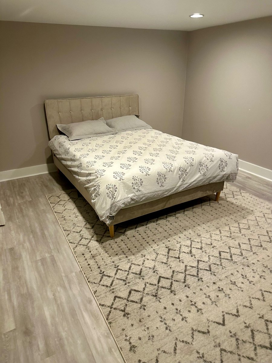 Bedroom- will add a nightstand, lamp, dresser