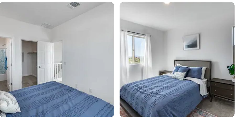 Bedroom w/ private Bathroom & Walk-In Closet