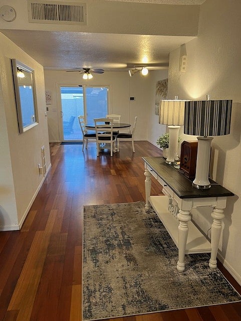 Front door to back sliding door