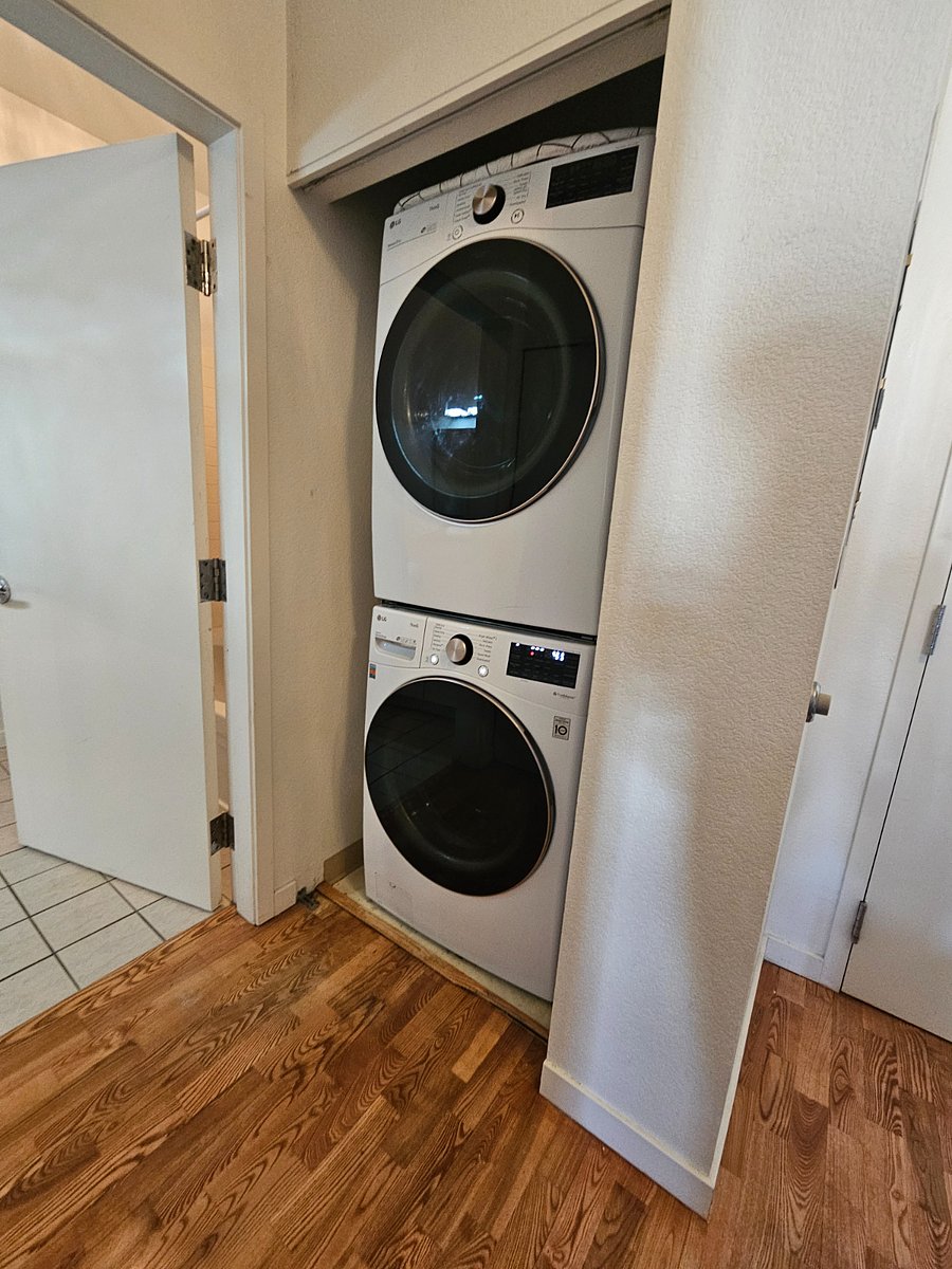 Full size washer and dryer
