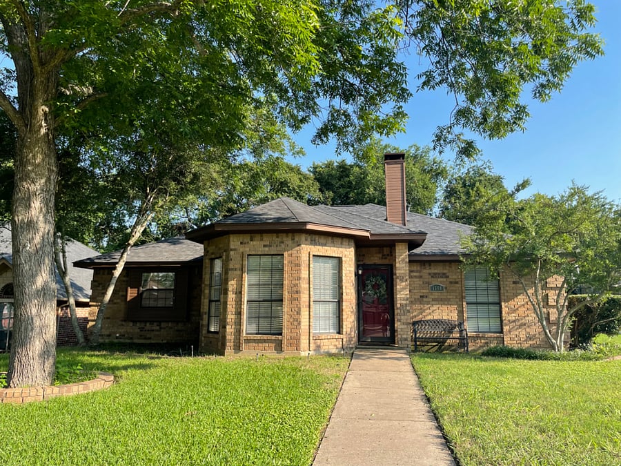 Exterior view of the home