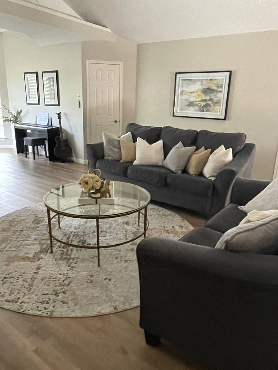 Loveseat and queen sofa sleeper