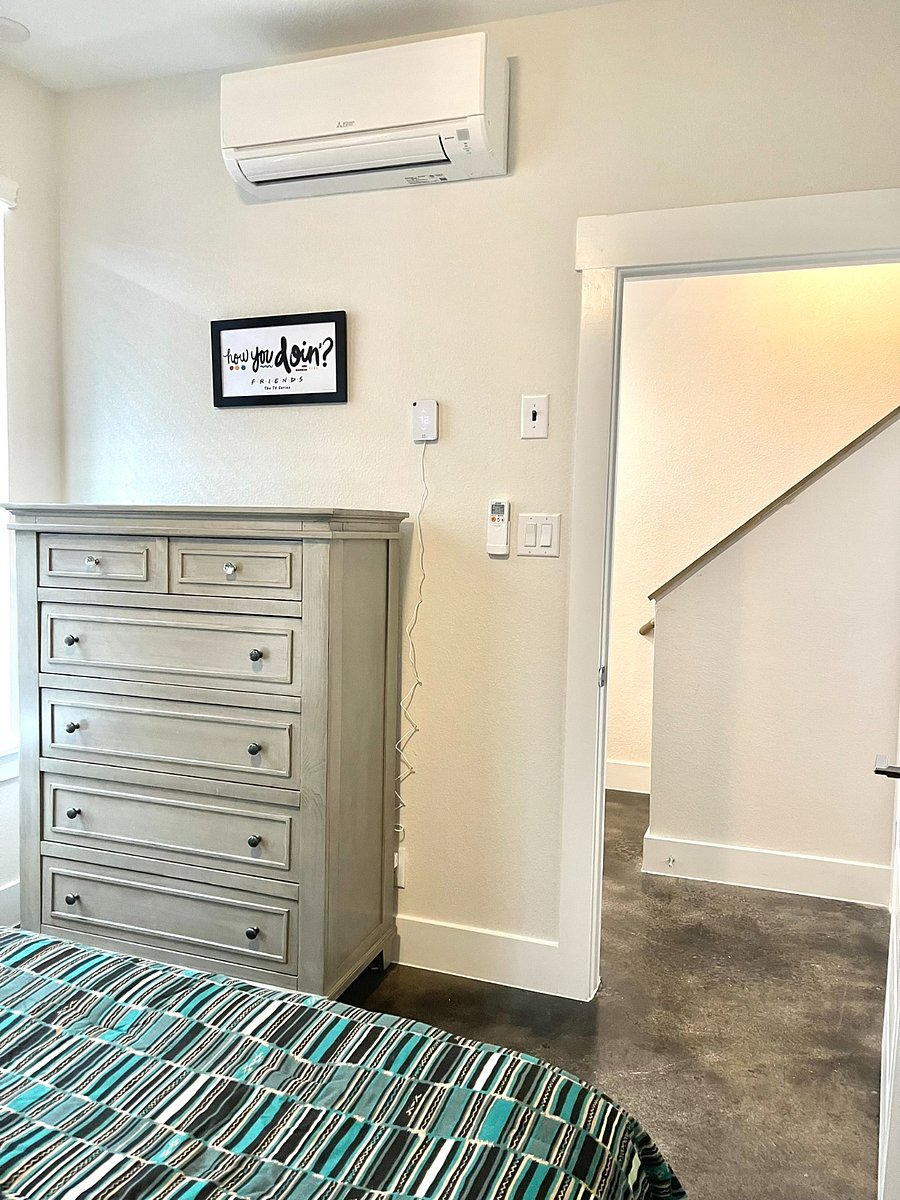 3rd bedroom has a large chest.