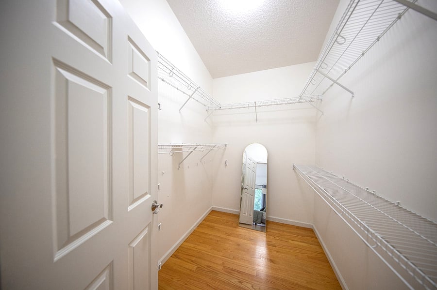 Master walk in closet