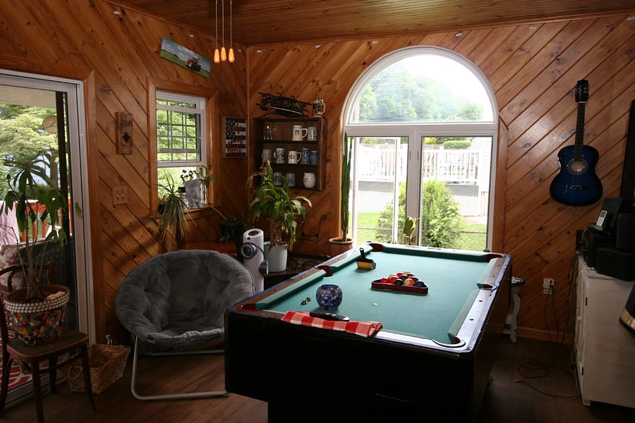 Interior closed in porch (2nd living room)