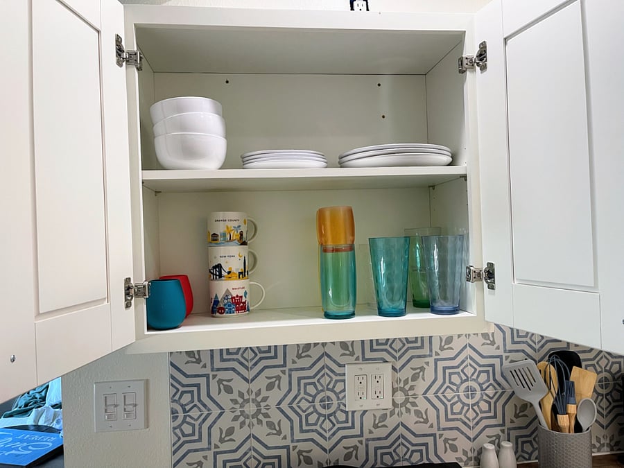 Cups and dishes 
