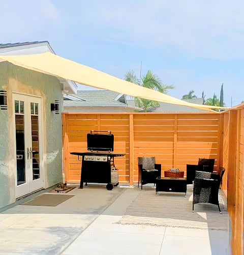 Just recently added the outdoor barbecue and sitting area Always trying to do some upgrades.