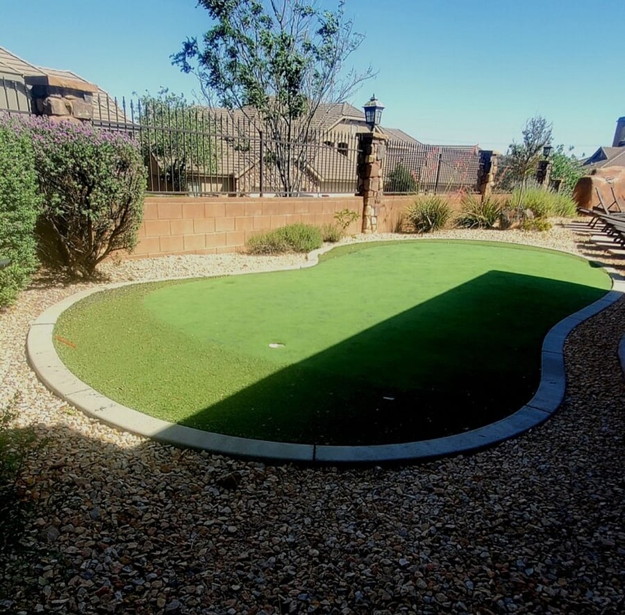 Clubhouse Mini putting range. 