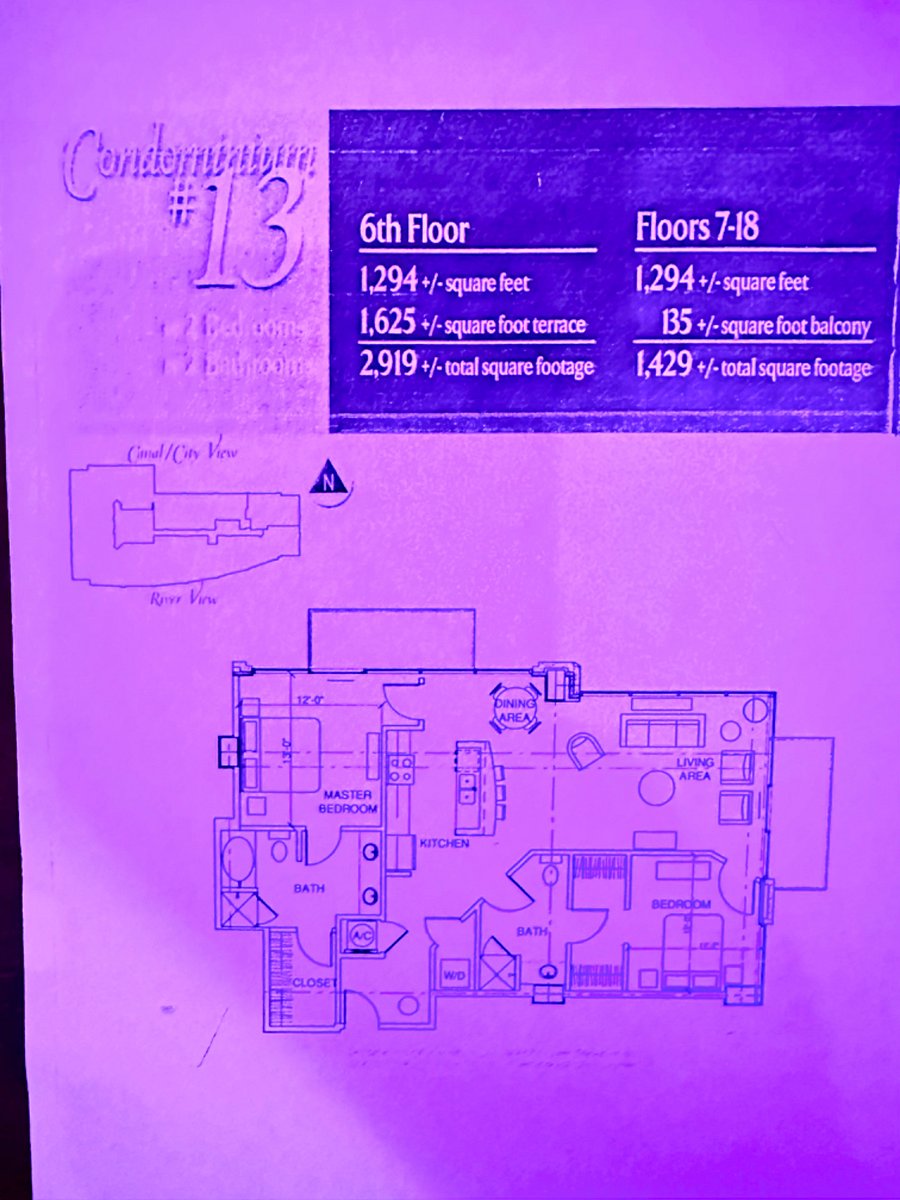 Unit 713 Floor Plan