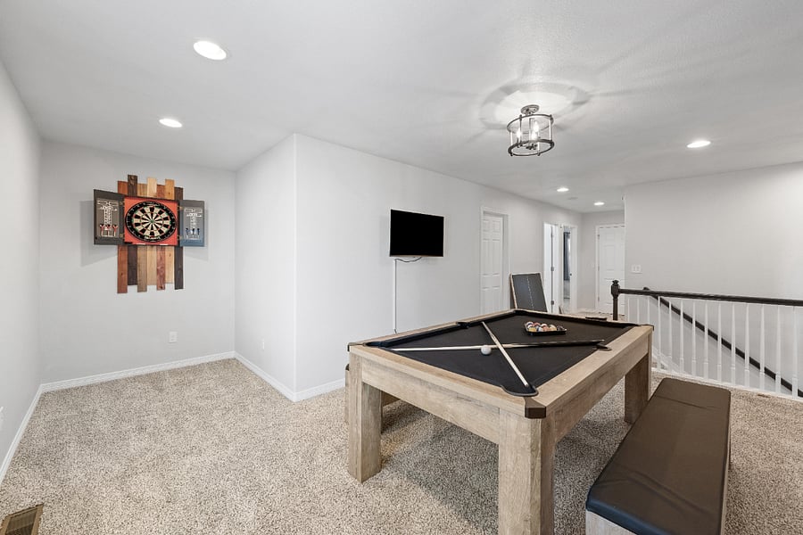 3-in-1 table and a Dart Board!