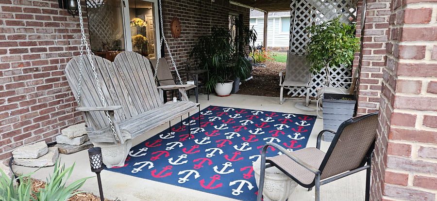 downstairs patio