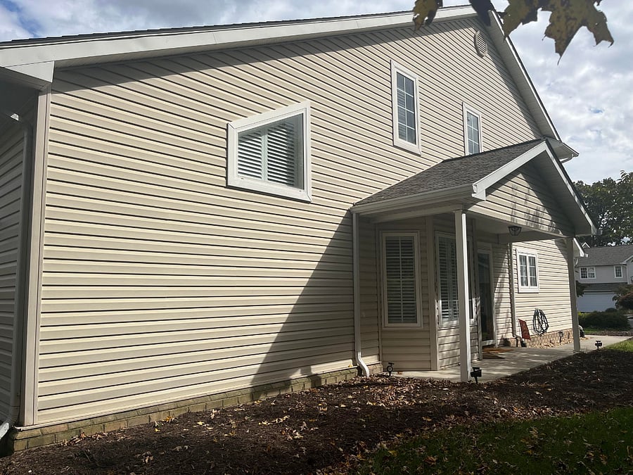 Front door of townhome