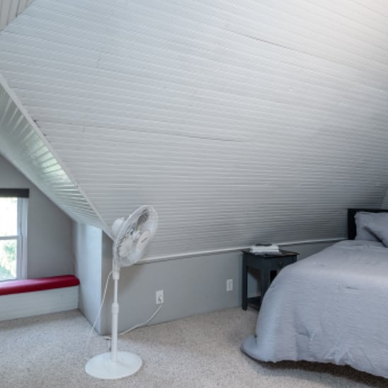 Top floor if home is quiet clean and spacious like a small apartment with amenities