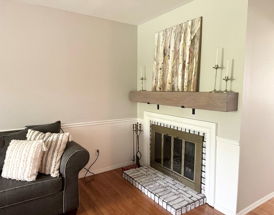 Wood-burning fireplace in Family RoomGuest