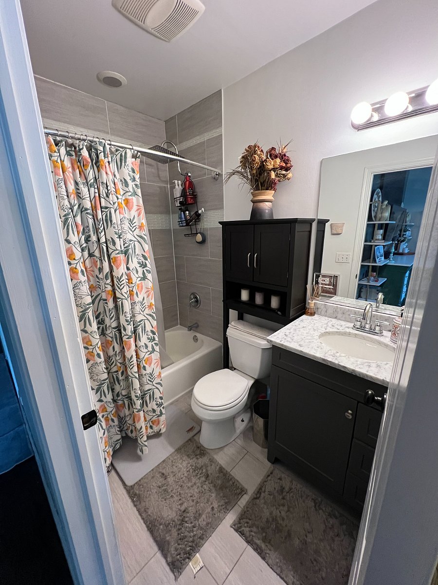Lower Level Guest Bathroom off Living Room