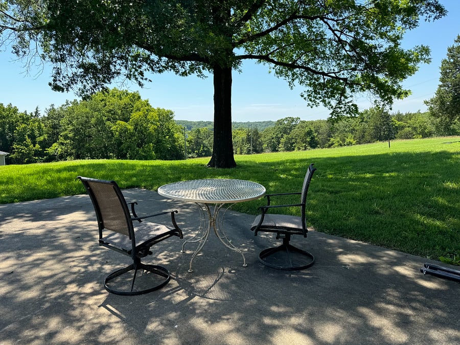 Private patio