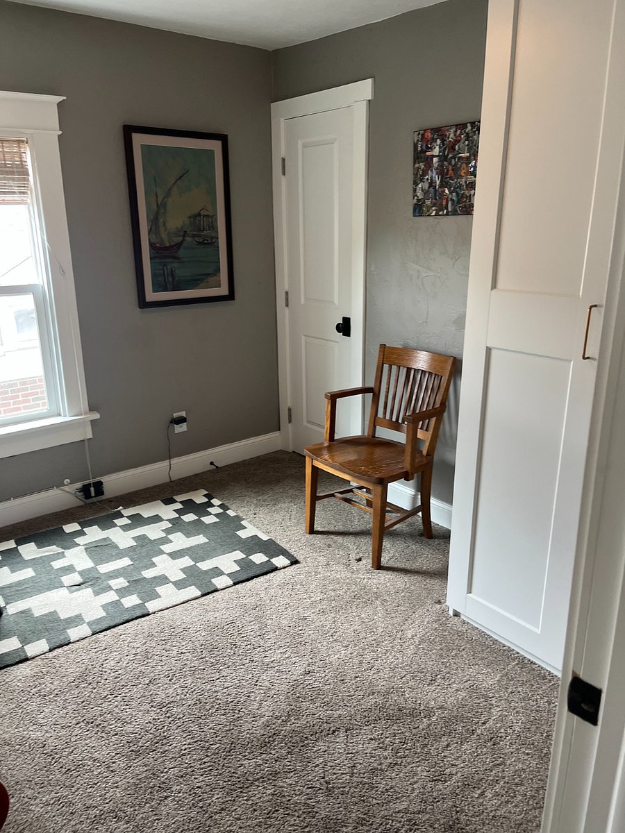 Third bedroom currently set as an office space