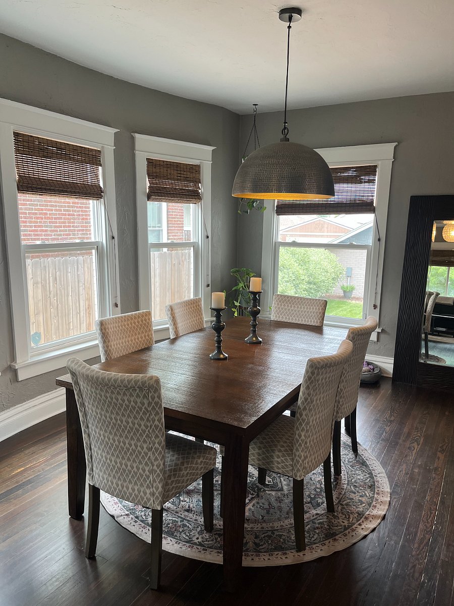 Dining room right off open kitchen