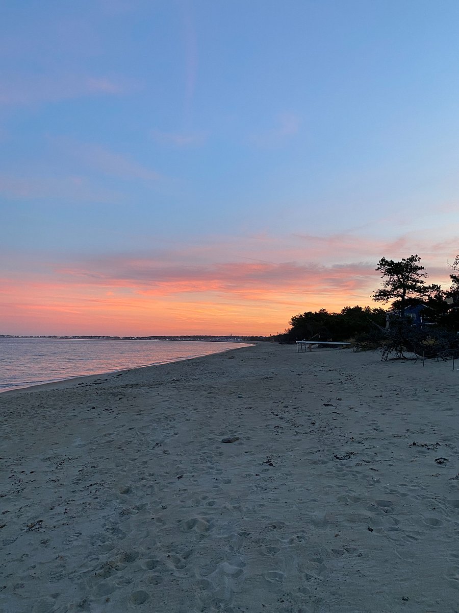Sunset at Bayview Beach in Saco which is less than 8 minutes away.