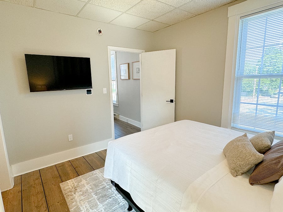 Relax and watch TV in bed