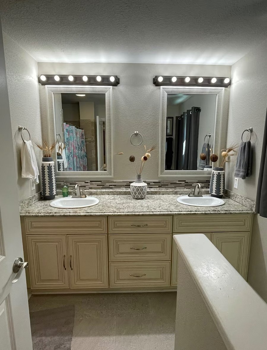 Bathroom in primary bedroom