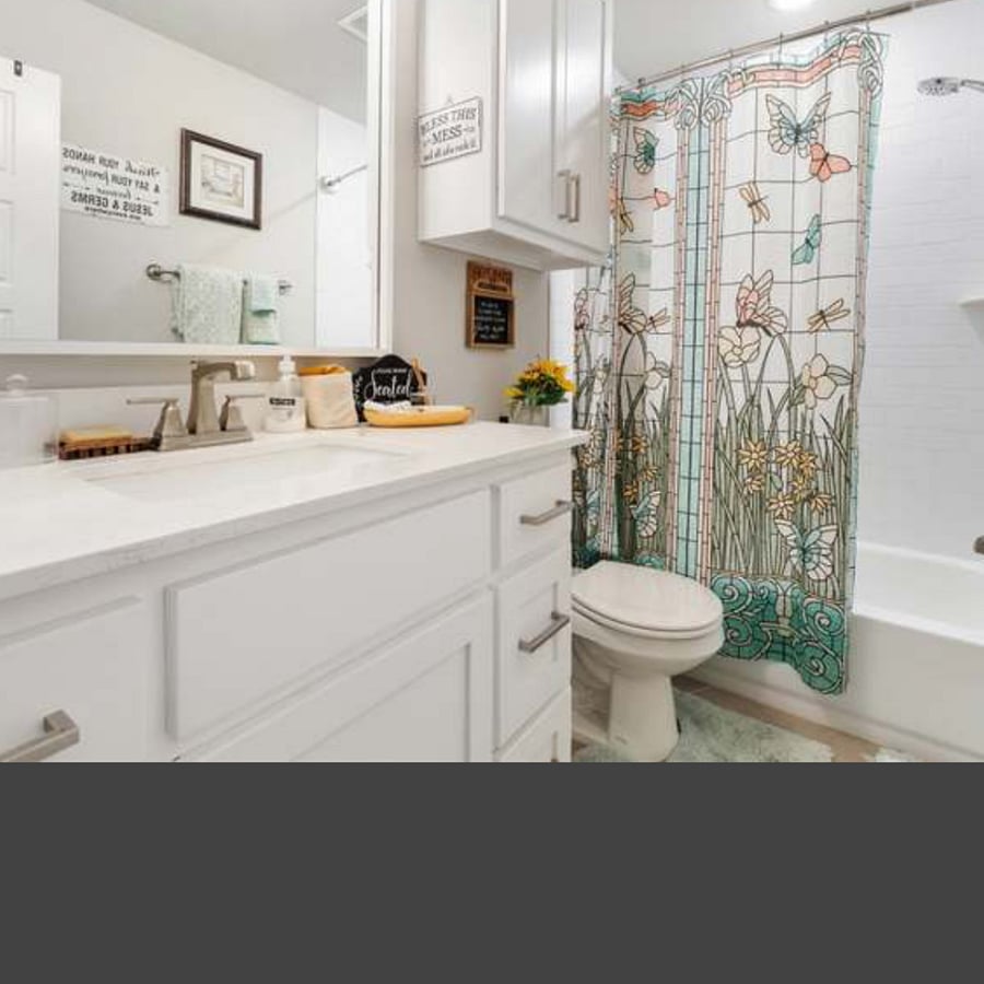 Private Hallway bathroom for Queen Size bedroom tenant.