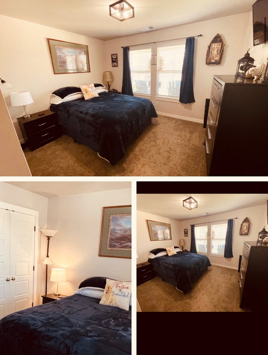 Midsize Bedroom Queen size Bed nice size closet $800. Private Bathroom is right outside the front door.
