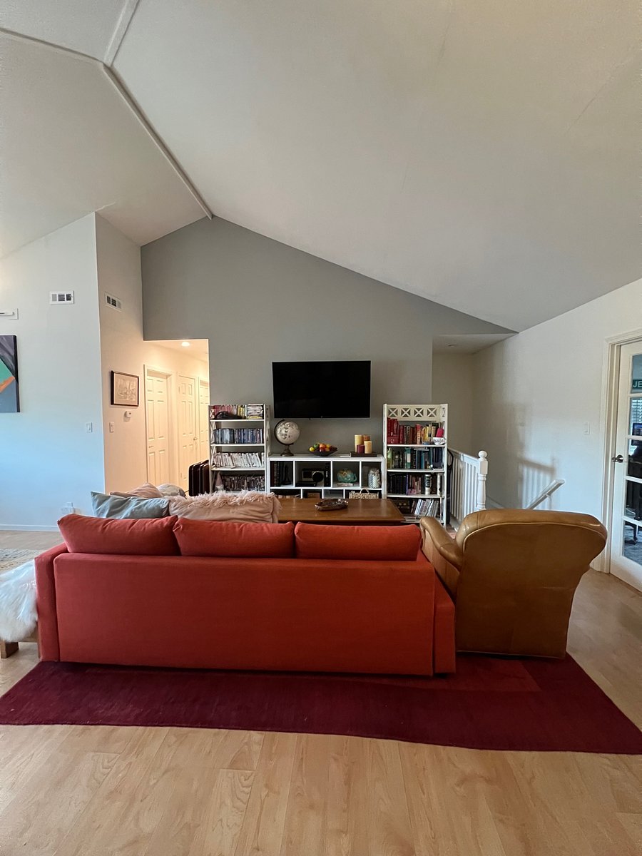Another angle of the TV room.