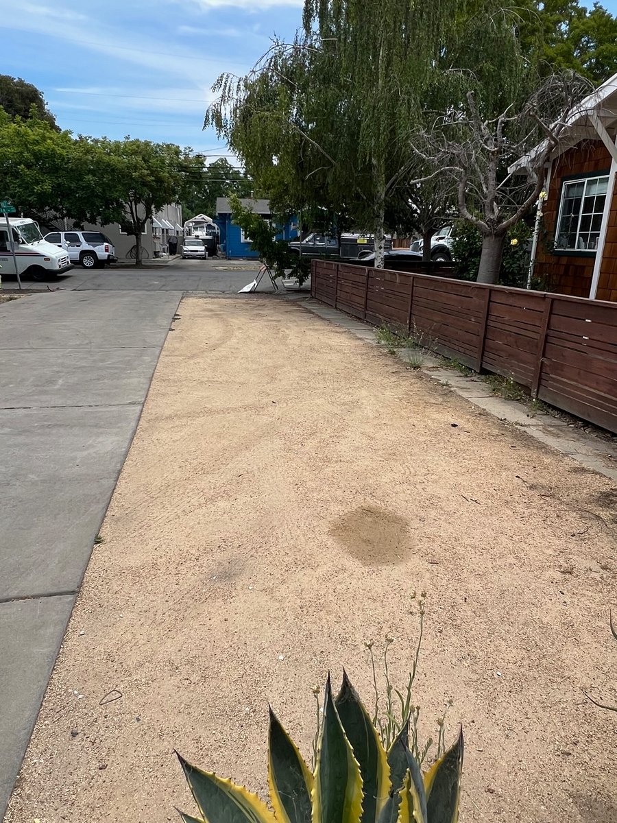 Additional court parking when spots in front of garage not available