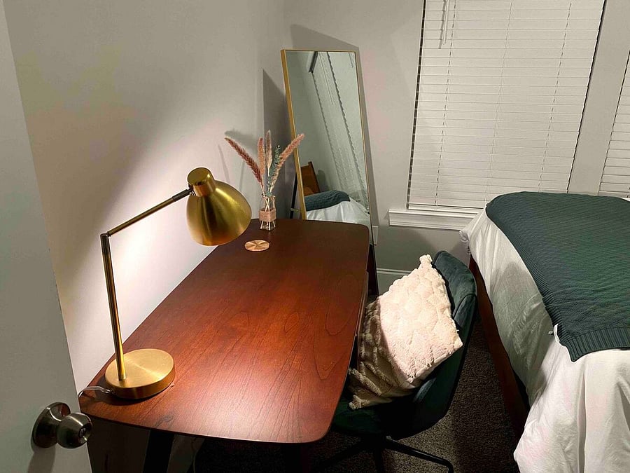 Front bedroom desk