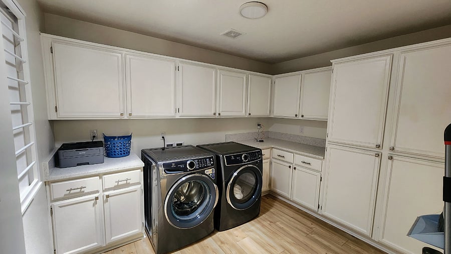 Laundry room & storage