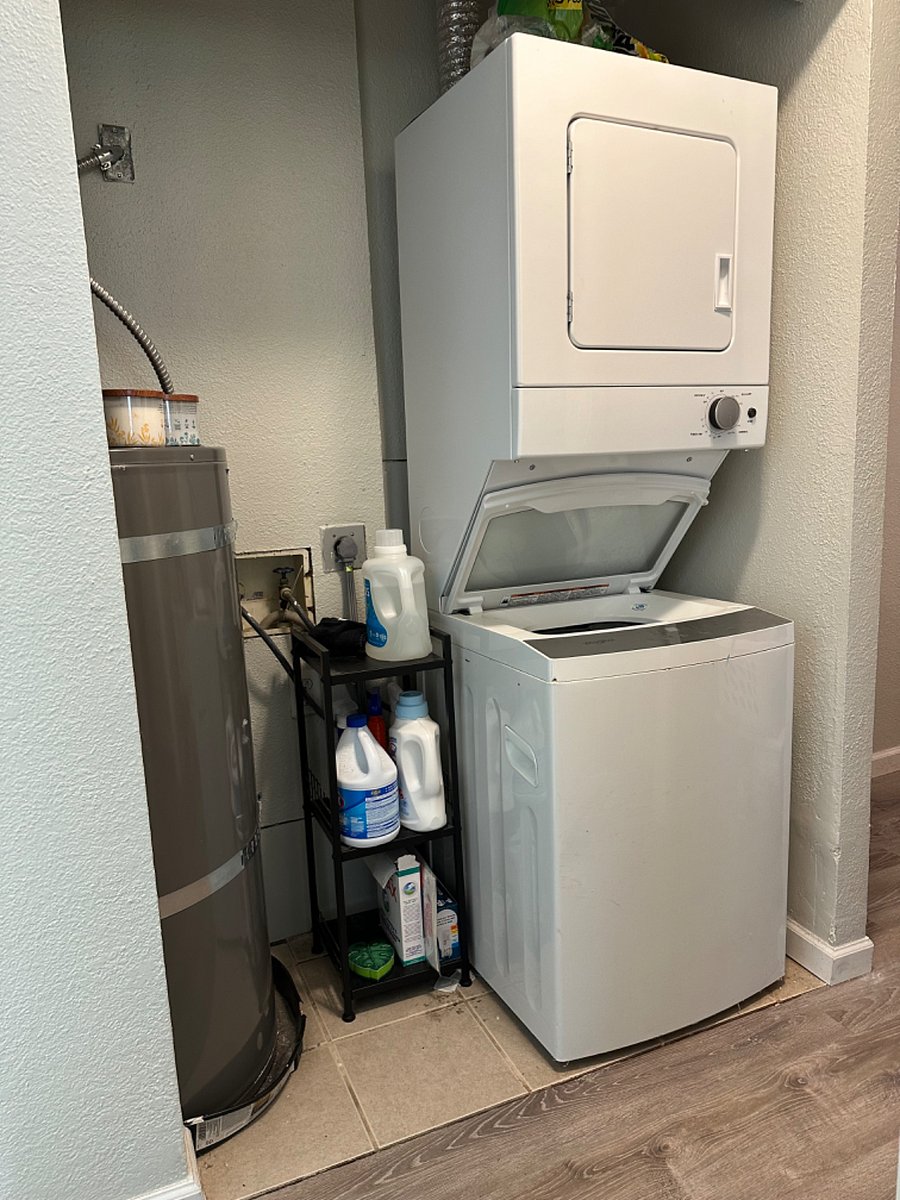 In unit washer/dryer