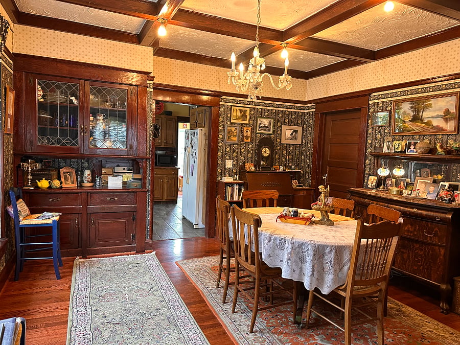 Main floor dining room.