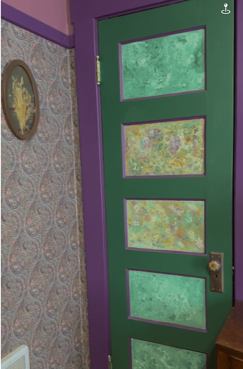 Bedroom closet door