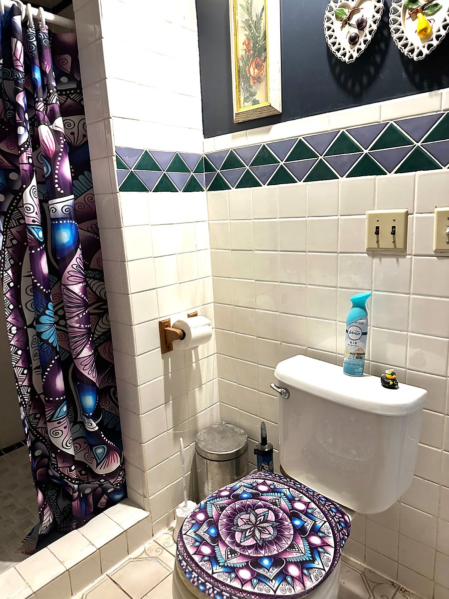 Bathroom shower & toilet