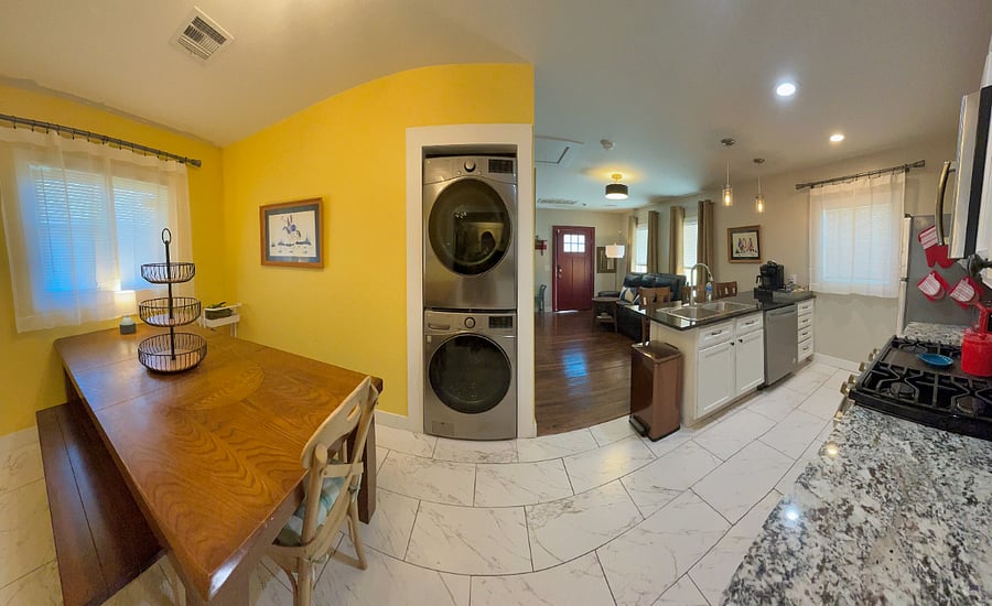 Brand new, full size washer and dryer. Laundy soap and softener sheets included.