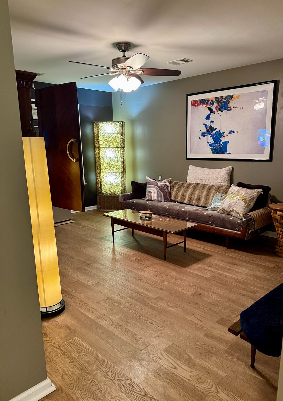Bonus/Flex space down the hall gives you a private place to hang out, watch ROKU TV, eat a meal, store food, use a desk, whatever you need!  Having this extra space gives your lease here an apt. feel- not just a bedroom!Th