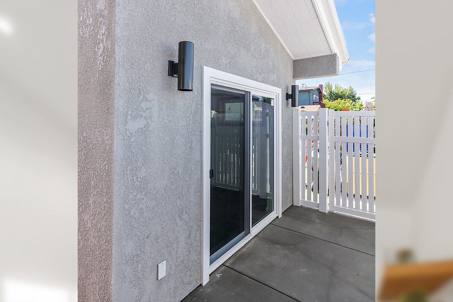 Private patio entrance