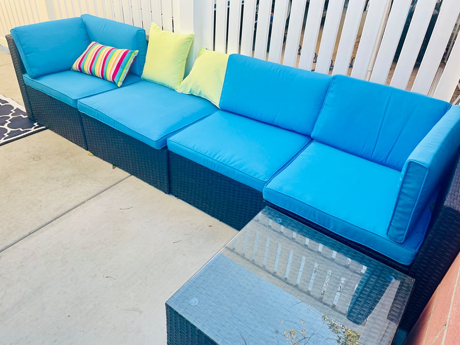Private patio area