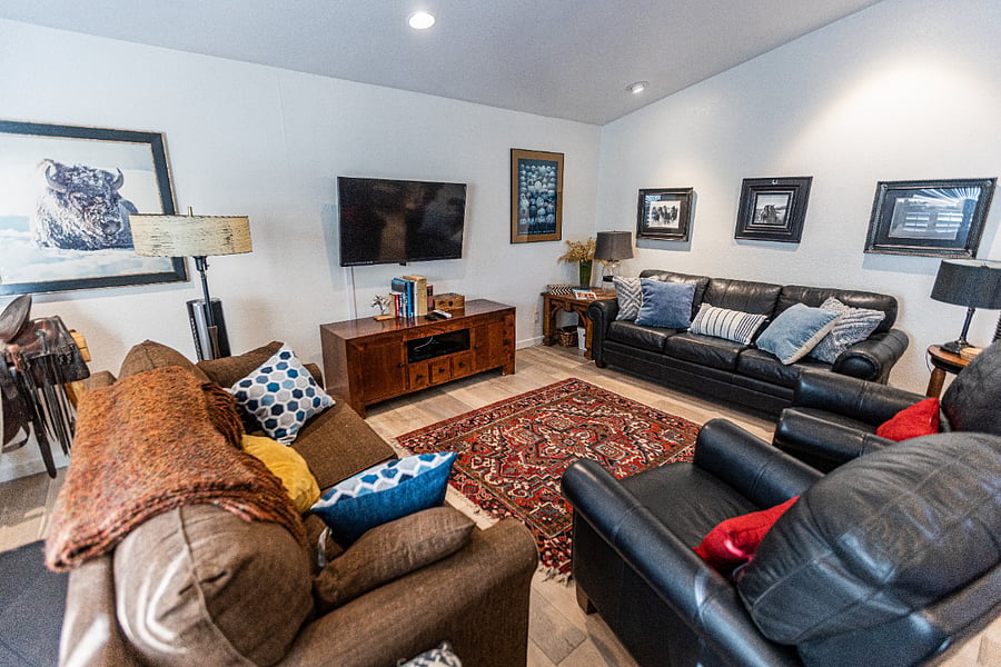 Living area with Smart TV