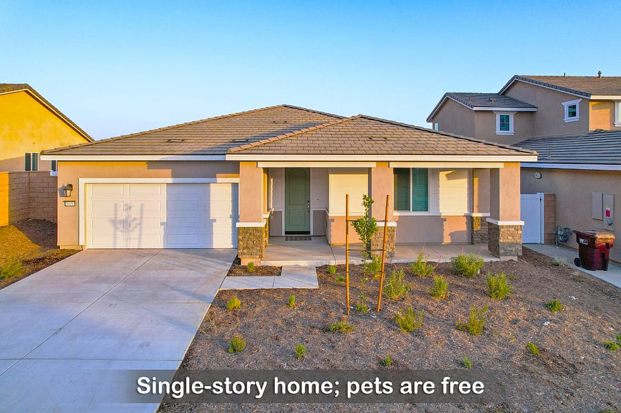 Single-story home that welcomes pets, perfect for your furry friends!