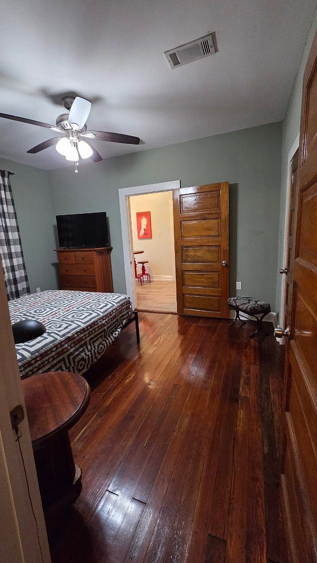 View from hallway to the kitchen. 