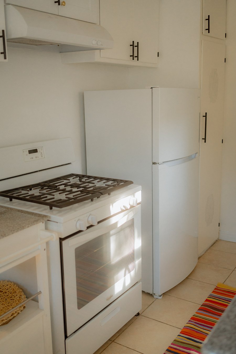 Full fridge and stove