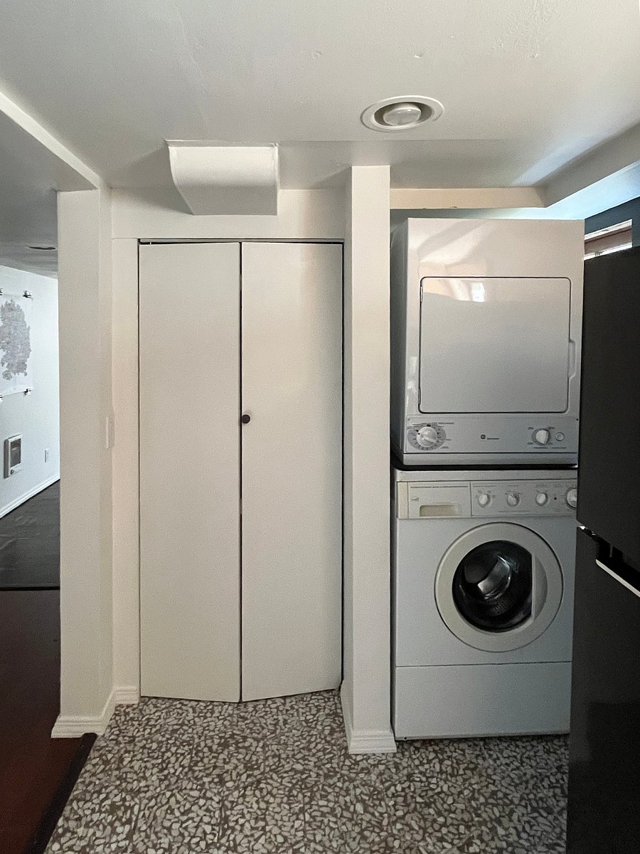 Pantry and laundry area.