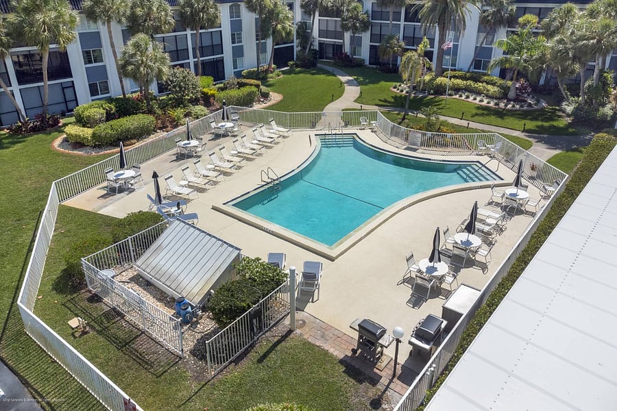Pool is open from Sunrise to Sunset and has two BBQ Grills.
