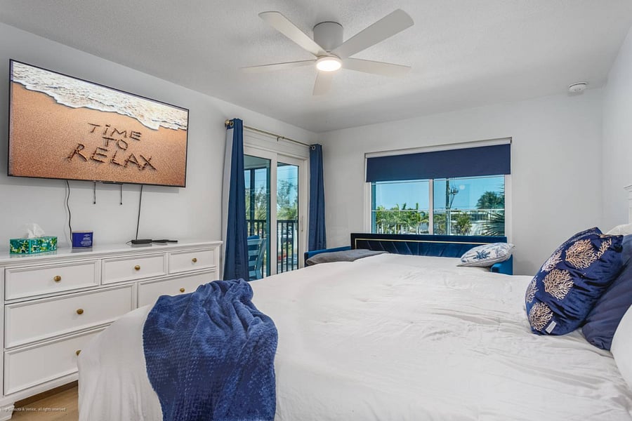 Master Bedroom with views of the Gulf.