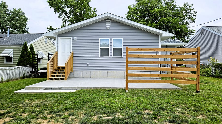 Backyard patio