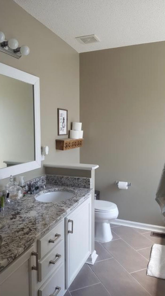 Downstairs master bedrooms bathroom