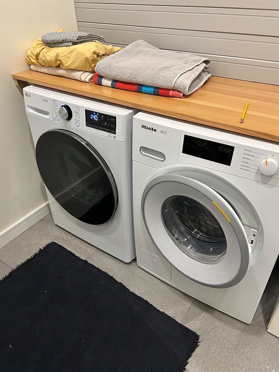 In-unit washer and dryer.